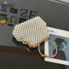Luxury Pearl Bride Party Evening Clutch Shell Bag Women Wedding Purses And Handbags Chain Small Shoulder Bag White Sac A Main