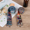 1PC D Ring Belts Yoga Strap Fitness Rope Colored Printed Adjustable