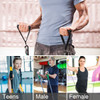 4Pcs Single  Grip Handles with Carabiner Clips Handle Exercise Handles