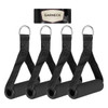 4Pcs Single  Grip Handles with Carabiner Clips Handle Exercise Handles