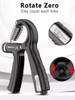 2 PCS Adjustable Hand Grips Strengthener Men Women Arm Finger Massager