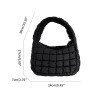 2023 New Women Summer Quilted Handbags Ladies Plicated Vacation Bag Fashion Shoulder Bag Female Puffer Tote Bags Casual Hobo