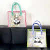 Xiuya Cute Shoulder Bag for Women Letter Panda Print Korean Style Handbag 2023 Summer New Korean Style Elegant Fashion Tote Bag