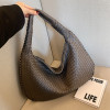 Woven Leather Bag 2023 Trend Fashion Luxury Designer Handbag handbags  Black Gray Blue Pink Brown Shoulder Tote Bag For Women