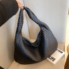 Woven Leather Bag 2023 Trend Fashion Luxury Designer Handbag handbags  Black Gray Blue Pink Brown Shoulder Tote Bag For Women