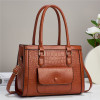 2023 Women Tote Handbag Large Capacity Fashion Texture Daily Shoulder Crossbody Bags Crocodile Pattern Leather Business Satchel