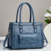2023 Women Tote Handbag Large Capacity Fashion Texture Daily Shoulder Crossbody Bags Crocodile Pattern Leather Business Satchel
