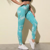 Tie Dye Camouflage Yoga Pants Sports Leggings Women Exercise Gym