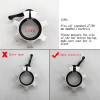 2 PCS Quick Release Weight Plates 2 Inch Weightlifting Aluminium