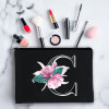 Women's Printed Cosmetic Bag  Portable Multifunctional Storage Travel Makeup Case Washing Zipper Canvas Bag Proposal Party Gift