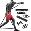 11PC 140LBS Resistance Bands Stretching Strap Set For Arms Legs