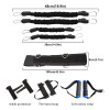 11PC 140LBS Resistance Bands Stretching Strap Set For Arms Legs