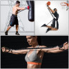 11PC 140LBS Resistance Bands Stretching Strap Set For Arms Legs