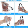 100 350lbs Fitness Heavy Grips Forearm Exerciser Strengthener Metal