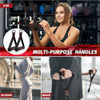 D Ring Metal Gym Handles Grip Workout Heavy Duty Cable Machine Handle