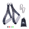 1 Pair Heavy Duty Resistance Bands Metal Gym Handles with Hook Double