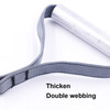 1 Pair Heavy Duty Resistance Bands Metal Gym Handles with Hook Double
