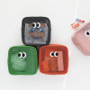 Portable Kawaii Candy Color Clear Mesh Cosmetic Bag Cute Big Eyes Make Up Case Pouch Travel Makeup Case Toiletry Storage Bags
