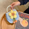 Women Crossbody Bag Flower Bag Pearl Tweed Spring Handbag Shoulder Summer Pocket Coin Purse Messenger Bag Gift Backpacks