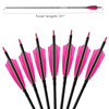 Spine 250/300/350/400/500/600/700/800 Pure Carbon Arrows Straightness