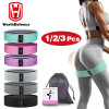 Worthdefence 1/2/3PCS Elastic Rubber Bands Set for Women Fitness Gym