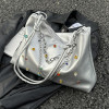 Fashion Colorful Diamond Large Capacity Women's Shoulder Bag Personalized Chain Crossbody Bags Casual Versatile Commuter Totebag
