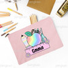 Personalised Pencil Bag Custom Name Pencil Case Kids Back To School Present Stationery Supplies Bags Christmas Birthday Gift