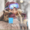 Winter Double Lens Woman Men Snow Glasses Anti fog Female Ski Goggles