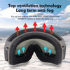 Anti fog Ski Goggles for Men Women Double Layer Windproof Sand proof