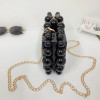 Acrylic Cloud Bags Candy Color Shoulder Bag Crossbody Bag Small Square Bag Chain Strap Bag Women's Bag Pearl Party Handbags New