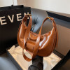 Retro Women's Crossbody Bag Lady Commute Travel Street Large Capacity Shoulder Bags Korean Style Casual PU Leather Hobos Pack