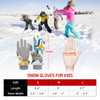 Winter Warm Beanie Hat and Gloves 2 Piece Set for Kids Windproof Ski Winter Warm Beanie Hat and Gloves 2 Piece Set for Kids Windproof Ski