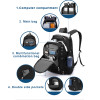 2023 Waterproof 17 Inch Laptop Backpack Men USB Charging Travel Backpack Women Oxford Rucksack Male Vintage School Bag Mochila