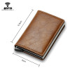 DIENQI Rfid Card Holder Men's Wallets Slim Small Male Leather Wallet Mini Pocket Money Bag Women Walet Valet Carteira Masculina
