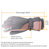 Women's Winter Warm Snow Gloves Plush Thick Waterproof Windproof Ski