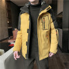 Winter Men's Thick Warm Cotton-padded Jacket Casual Hooded