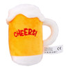 Simulation Plush Stuffed Pet Dog Toy Beer Glass Beer Bottle BB Barking Sounding Pet Toy Dog Accessories Interactive Dog Toys
