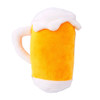 Simulation Plush Stuffed Pet Dog Toy Beer Glass Beer Bottle BB Barking Sounding Pet Toy Dog Accessories Interactive Dog Toys