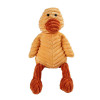Fun Pet Dog Toy Animal Shape Corduroy Chew Toy For Dogs Puppy Squeaker Squeaky Plush Bone Molar Dog Toy Pet Training Accessories