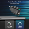65W Gan USB Charger PD Smart Fast Charging Cell Phone Charging Head QC3.0 Universal Quick Gallium Nitride Charging Adapter