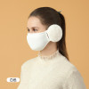 New Women's Autumn Winter Plush Stereoscopic Slim Thermal Mask Cold