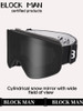 Ski goggles for men and women, cylindrical ski goggles for adults,