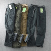 Men Rocker Fleece Casual Pants Multi pocket Work Pants Windproof