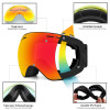 Ski Goggles,Winter Snow Sports Goggles with Anti fog UV Protection for