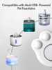 Cat Water Fountain Sensor Paw-shaped PIR Motion Sensor For All Automatic Pet Water Dispenser with USB Interface