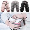 Windproof Non slip Thicken Warm Plus Velvet Outdoor Mittens Snow