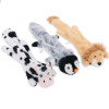 Cute Plush Toys Dog Squeaky Toys Funny Chew Toy for Small Medium Dogs Simulated Animal Wolf Squirrel Pet Internective Toys