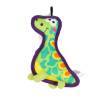 3pcs Whole Set Plush Dog Chew Toy for Small Dogs Squeaker Squeaky Plush Chew Pet Accessories Dinosaur Series