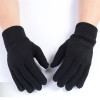 2023 Men's Winter Gloves Solid Women Outdoor Polar Fleece Thick Warm