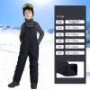 New Children One-piece Ski Pants Thickened Warm Boys Girls Outdoor New Children One-piece Ski Pants Thickened Warm Boys Girls Outdoor